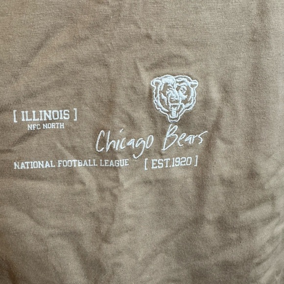 NWT! Men’s Nike NFL Chicago Bears tan short sleeve graphic shirt 3XL $65 - Picture 5 of 8